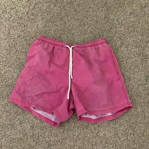 Zara pink board outdoor swim trunks shorts sz M